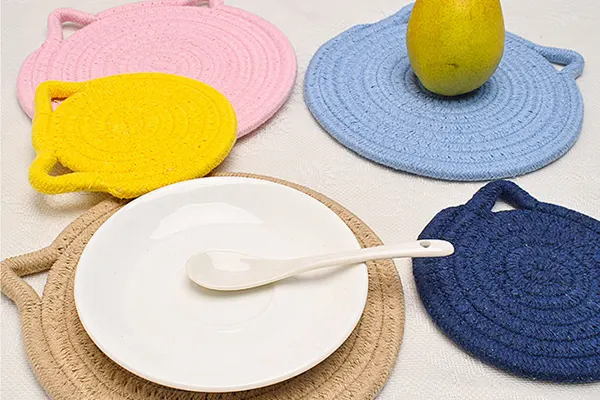 Disc Woven Ribbon Placemat ZJBZ002