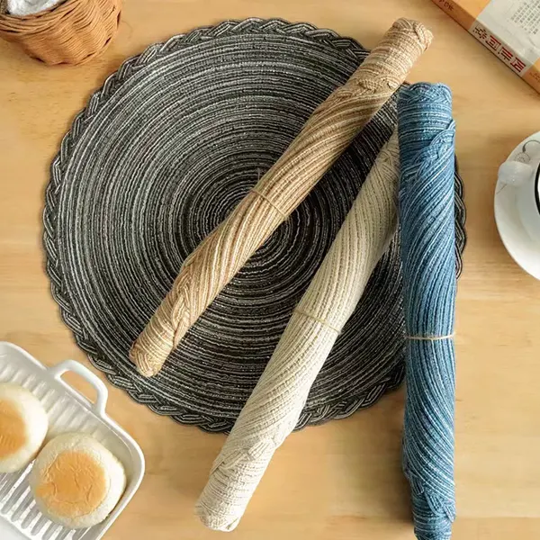 Disc Woven Ribbon Placemat ZJBZ004