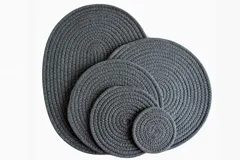 Disc Woven Ribbon Placemat ZJBZ005