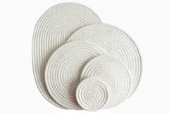 Disc Woven Ribbon Placemat ZJBZ005