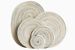 Disc Woven Ribbon Placemat ZJBZ005