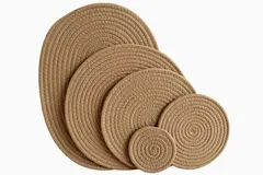 Disc Woven Ribbon Placemat ZJBZ005