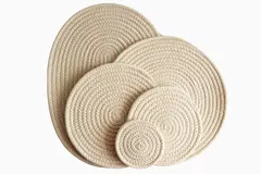 Disc Woven Ribbon Placemat ZJBZ005