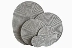 Disc Woven Ribbon Placemat ZJBZ005