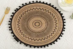 Disc Woven Ribbon Placemat ZJBZ006