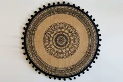Disc Woven Ribbon Placemat ZJBZ007
