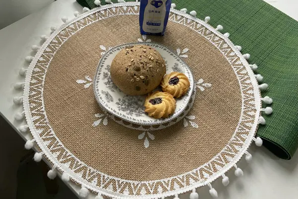 Disc Woven Ribbon Placemat ZJBZ007