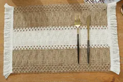Disc Woven Ribbon Placemat ZJBZ008
