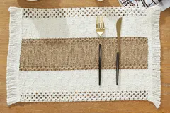 Disc Woven Ribbon Placemat ZJBZ008