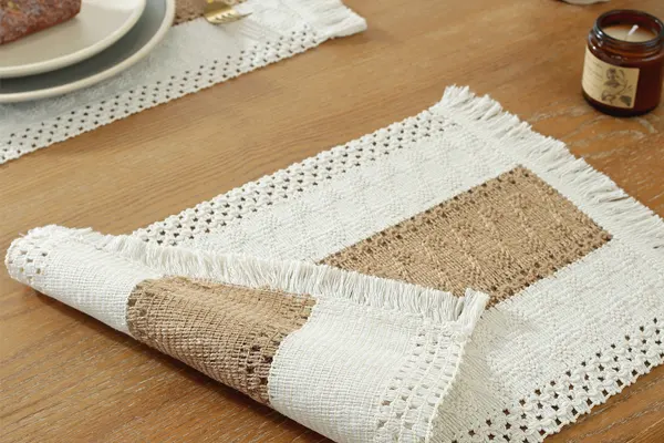 Disc Woven Ribbon Placemat ZJBZ008