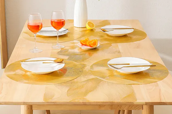 Gold-Embossed Placemats ZJ005FL
