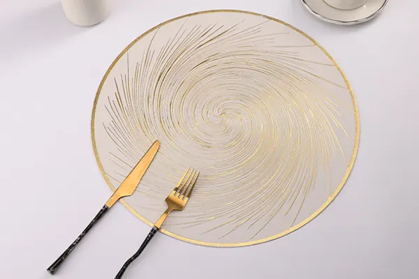 Gold-Embossed Placemats ZJ072TJ