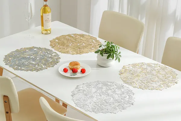 Gold-Embossed Placemats ZJ083TJ