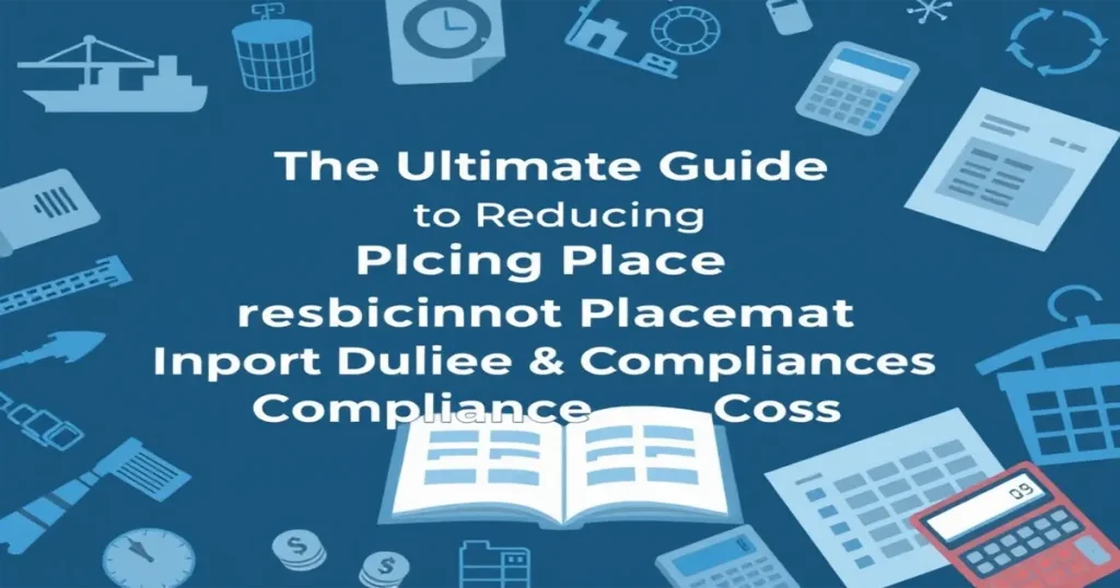 The Ultimate Guide to Reducing Placemat Import Duties and Compliance Costs