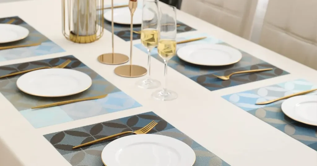 How do I verify the quality of PVC placemats before placing a large order?